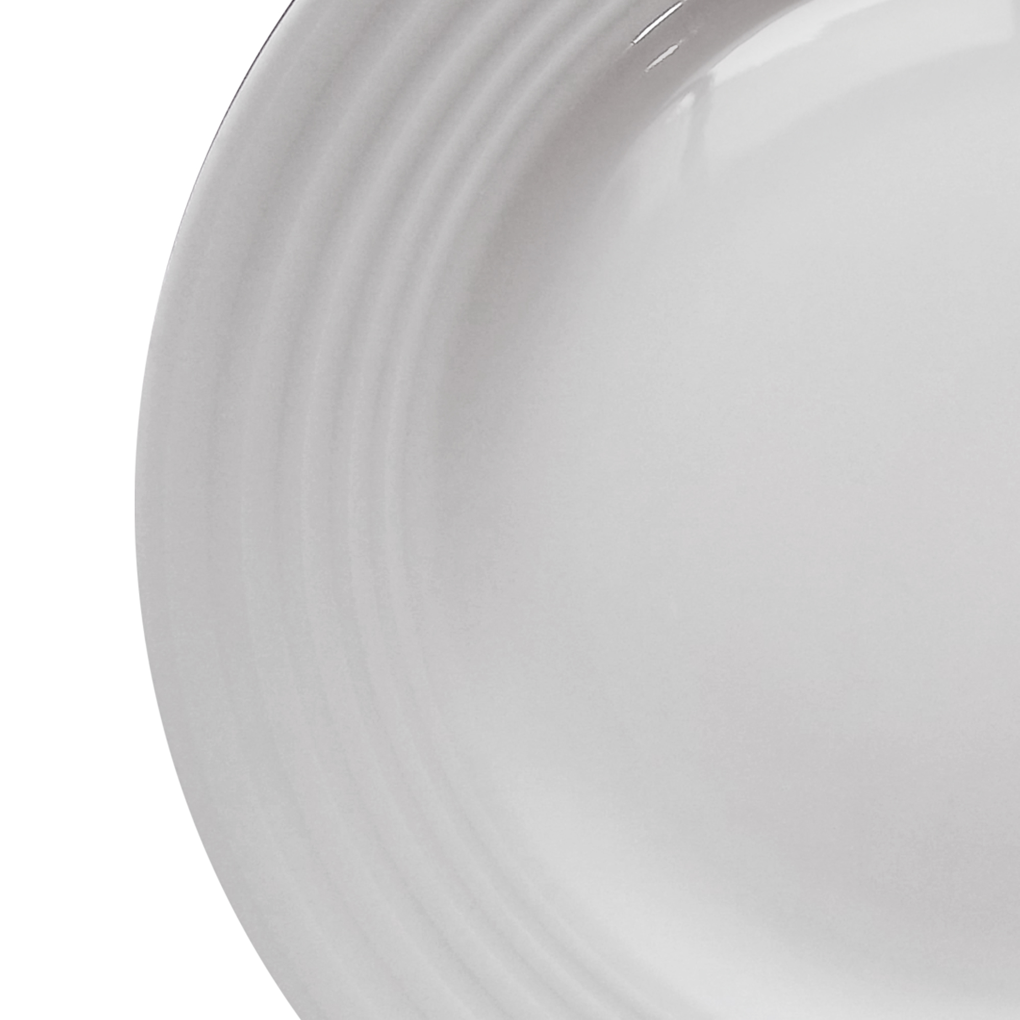Rainbow R Кръгла бяла чиния Ф26.5 см 9 (1) Rainbow R Кръгла бяла чиния Ф26.5 см