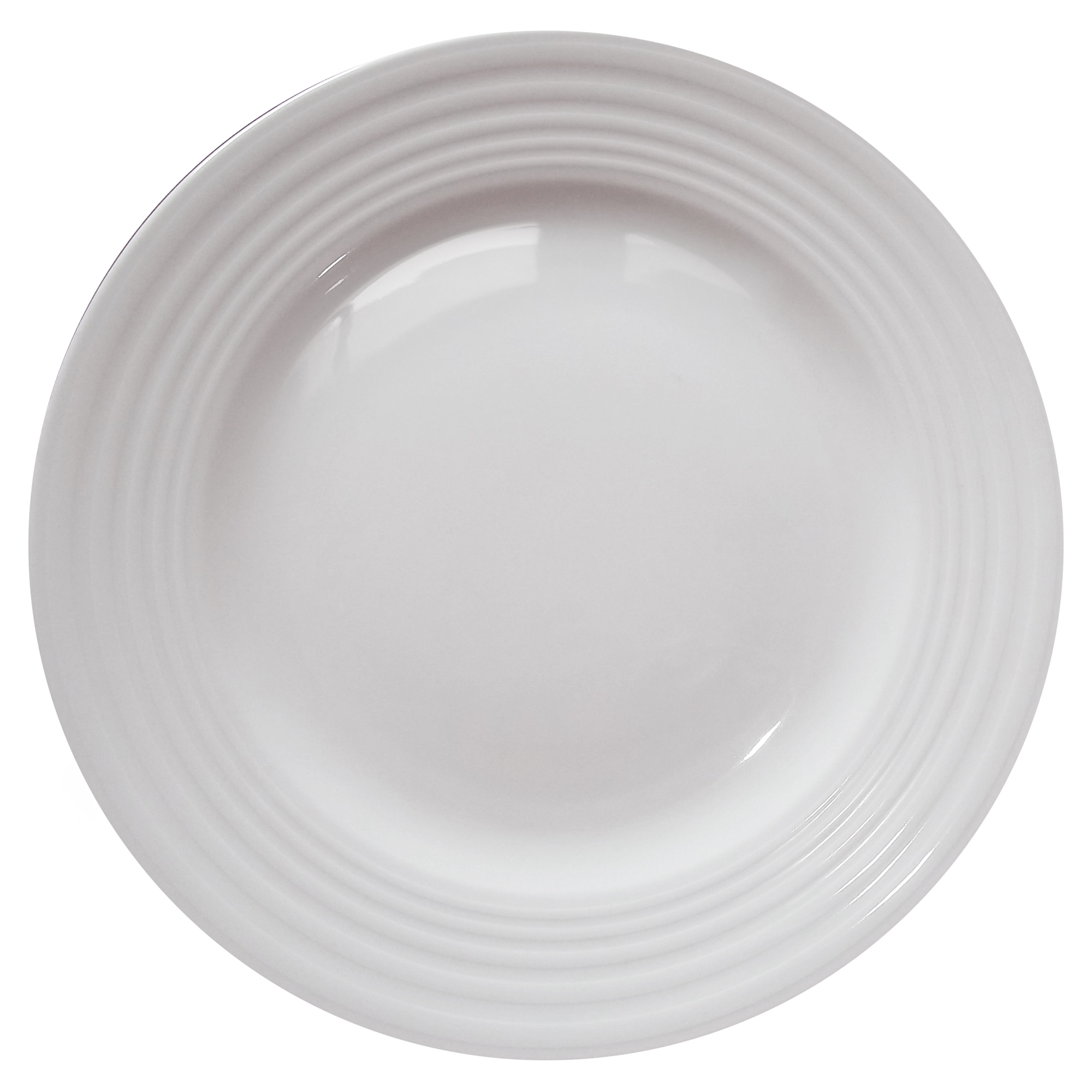 Rainbow R Кръгла бяла чиния Ф26.5 см 9 (3) Rainbow R Кръгла бяла чиния Ф26.5 см