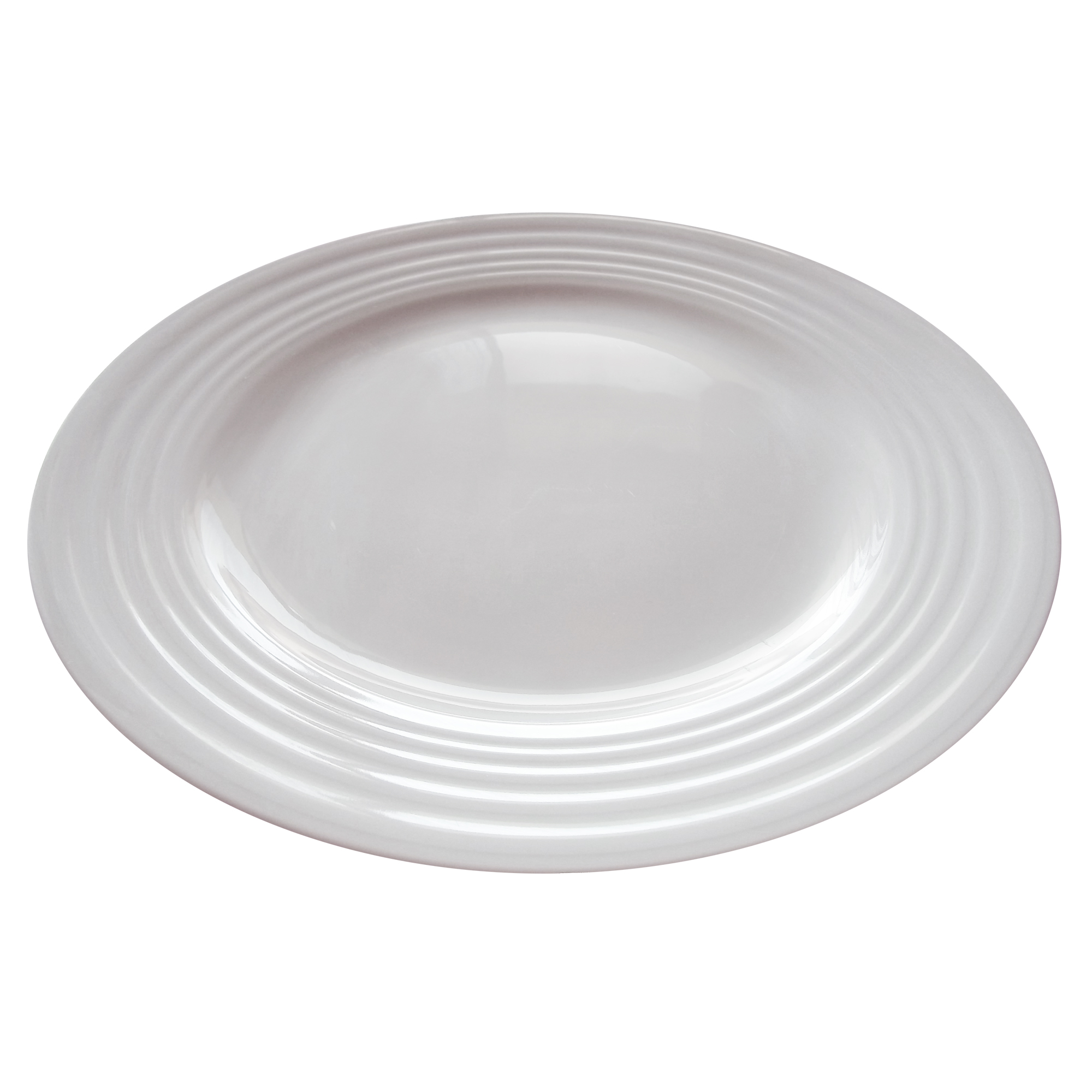 Rainbow R Кръгла бяла чиния Ф26.5 см 9 (4) Rainbow R Кръгла бяла чиния Ф26.5 см